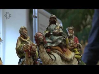 Roma - Allestimento del presepe a Montecitorio (14.12.15)