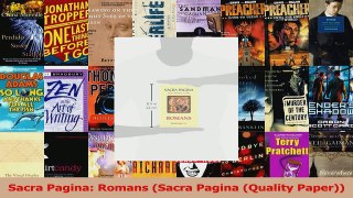 PDF Download  Sacra Pagina Romans Sacra Pagina Quality Paper PDF Online