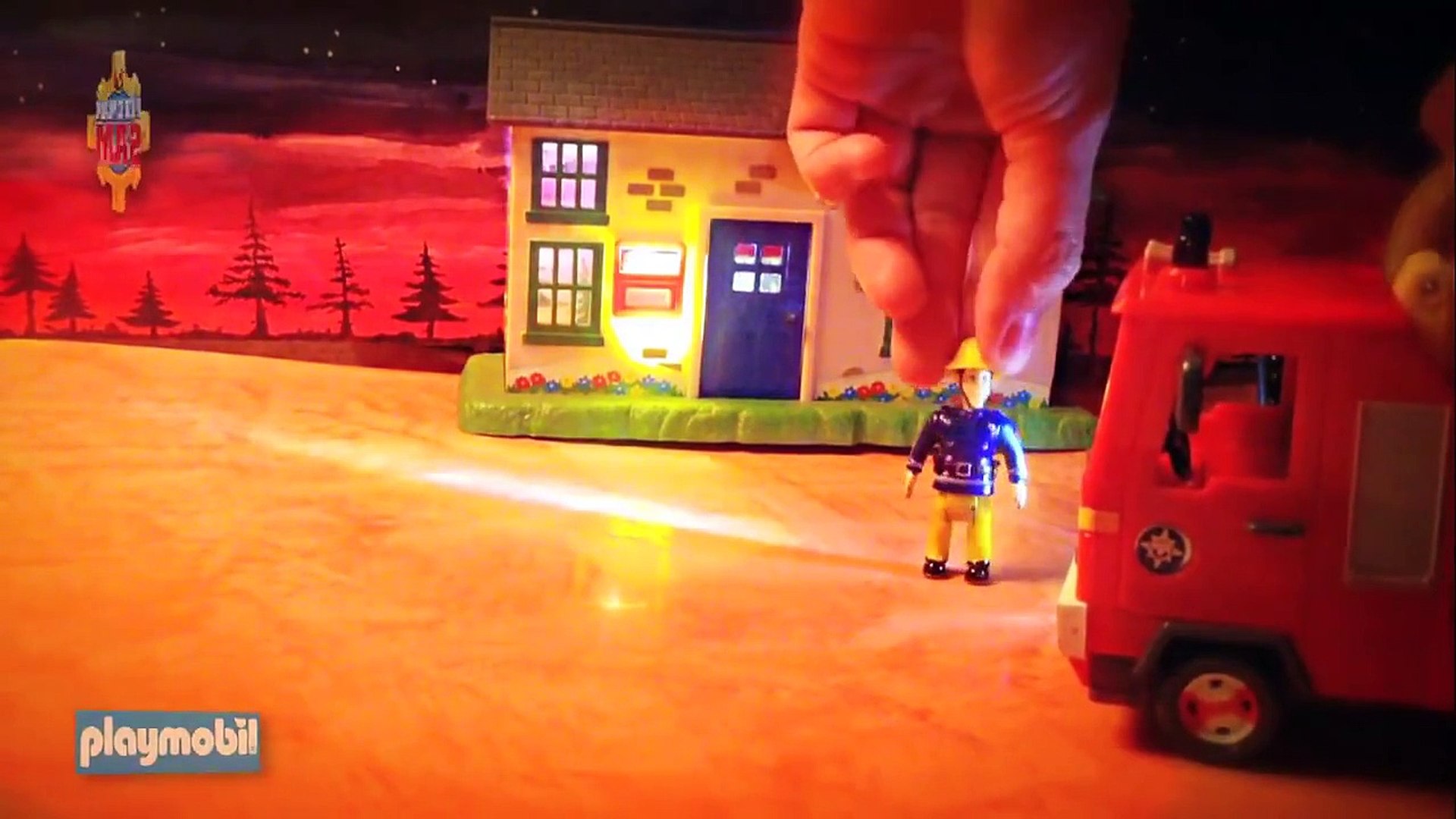 Stop Motion New Fireman Sam Episode With Toys Postman Pat Peppa Pig English Little Sunflowers Dailymotion Video