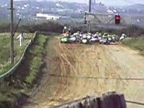 Départ kart cross 600 Villefranque 07