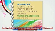 Barkley Deficits in Executive Functioning ScaleChildren and Adolescents BDEFSCA