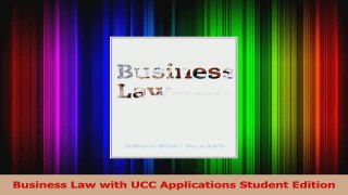 PDF Download  Business Law with UCC Applications Student Edition Download Full Ebook