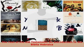 Read  The Text of the Old Testament An Introduction to the Biblia Hebraica Ebook Free