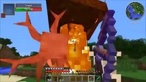 Minecraft_ LIVING FOREST (EVIL TREES, LEAFY DINOSAURS, LIFE DRAINING PETS, & MORE!) Mod Showcase