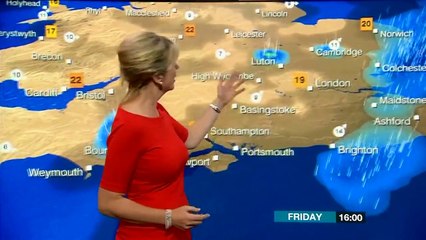CAROL KIRKWOOD: : BBC Weather 16 Aug 2013