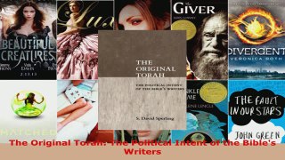 Download  The Original Torah The Political Intent of the Bibles Writers PDF Online