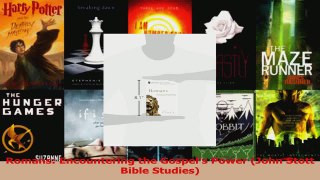 PDF Download  Romans Encountering the Gospels Power John Stott Bible Studies PDF Full Ebook