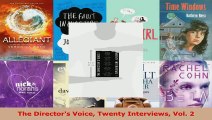 Read  The Directors Voice Twenty Interviews Vol 2 Ebook Free