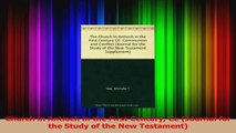 Church in Antioch in the First Century Ce Journal for the Study of the New Testament Download