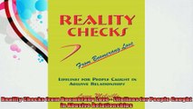 Reality Checks from Boomerang Love  Lifelines for People Caught in Abusive Relationships