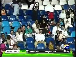 Hafeez vs Shoaib Akhter in T-20 !! must watch