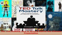 Read  TED Talk Mastery How to Write  Deliver the Ultimate Presentation EBooks Online