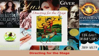 Read  Directing for the Stage EBooks Online