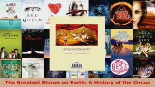 Read  The Greatest Shows on Earth A History of the Circus EBooks Online