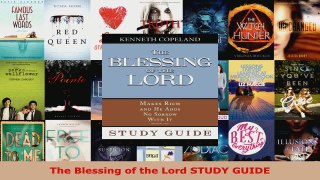Download  The Blessing of the Lord STUDY GUIDE Ebook Free