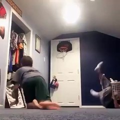 Nice Basketball Shot by this Kid