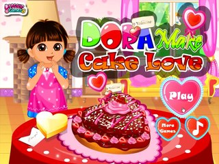 Baby Games to Play Dora the Explorer Make Cake Love English Game Movie 2015 Dora 赤ちゃんゲーム,