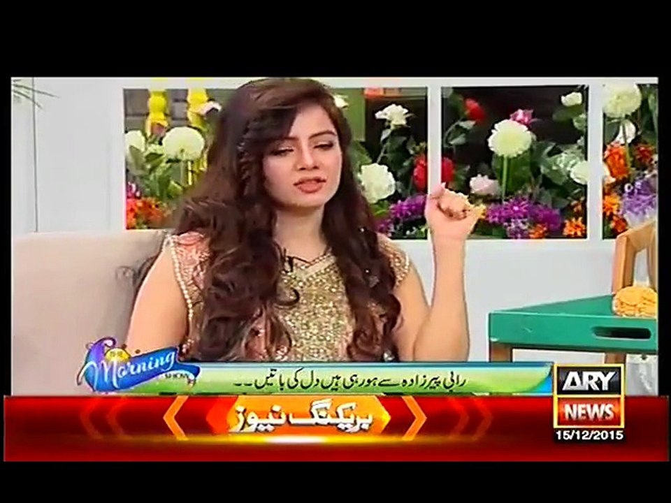 The Morning Show with Sanam Baloch in HD – 15th December 2015 P1