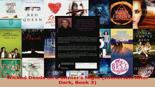 Download  Wicked Deeds on a Winters Night Immortals After Dark Book 3 PDF Online