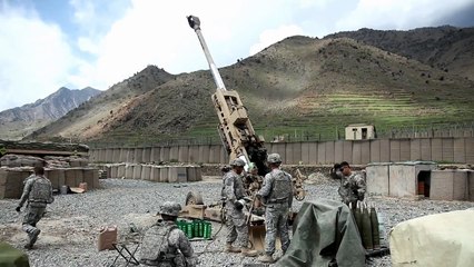 Artillery Fire Support Kunar Afghanistan