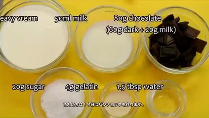 Choco Panna Cotta Cake