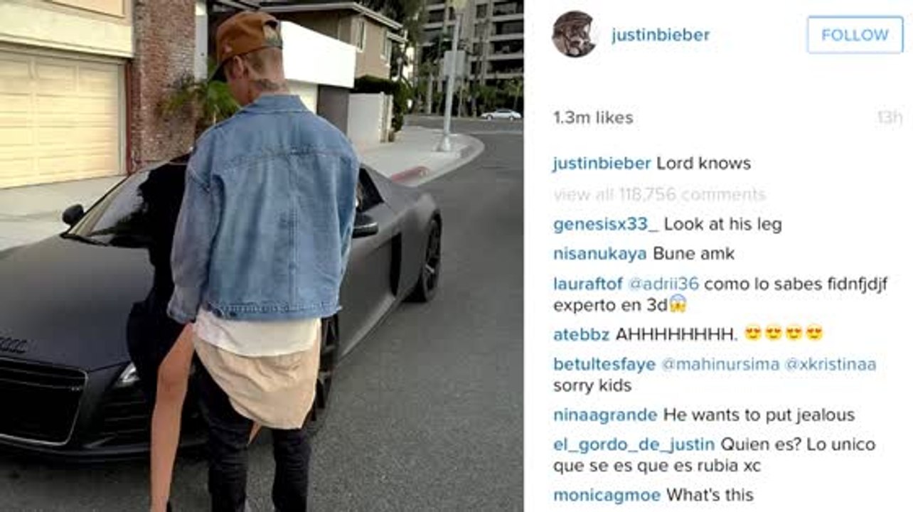 Ist Justin Bieber's mysteriöses Mädchen Kourtney Kardashian?