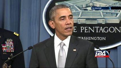 "Nous frappons l'Etat Islmique plus fort que jamais mais c'est un combat difficile" B.Obama