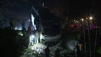 Un bus d’étudiants se renverse, au moins 7 morts