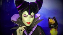 Maleficent Make-up Transformation
