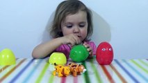 Животные фермы заводные пластиковые яйца сюрприз игрушки animals toys plastic surprise egg