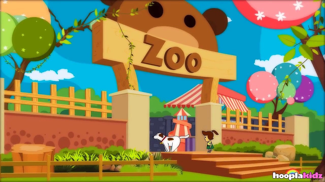 The Zoo Song | Were Going to the Zoo Nursery Rhymes by Hooplakidz