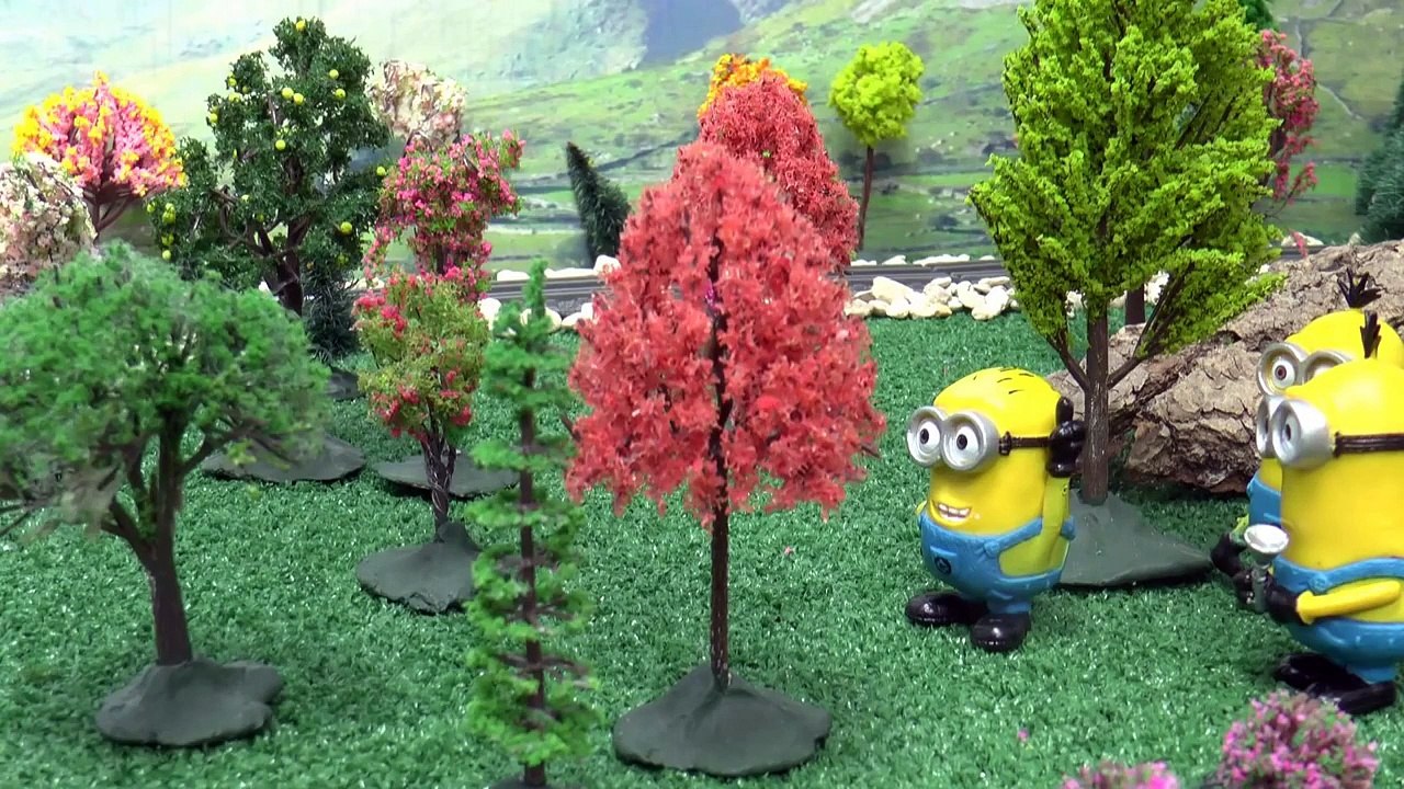 Funny Minions Dinosaur Thomas & Friends Minions Movie Blind Bag Opening Story Thomas Train