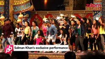 Salman Khan's exclusive performance - EXCLUSIVE
