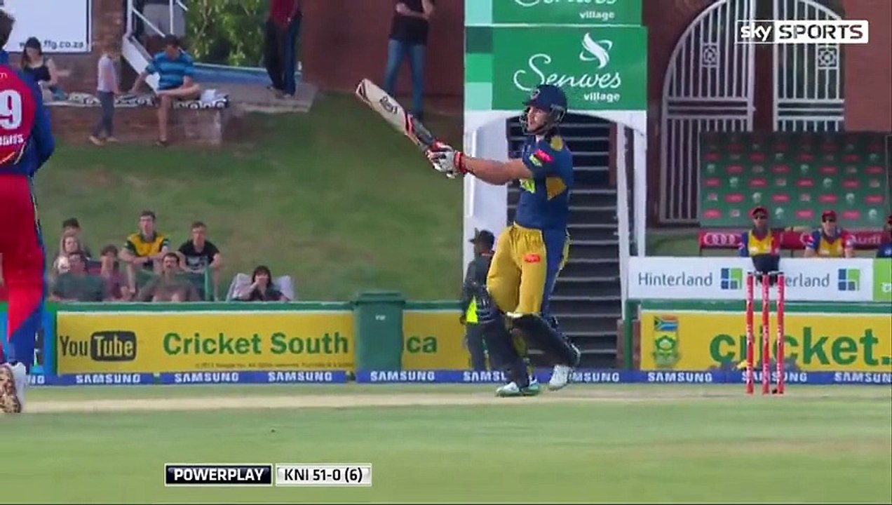 One handed great catch by fan