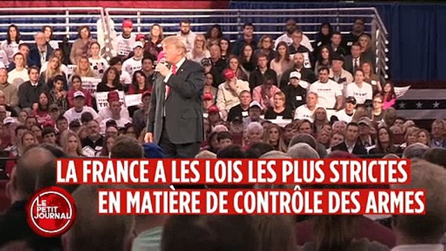 Le Petit Journal suit Donald Trump qui utilise les attentats de Paris pour défendre le port des armes