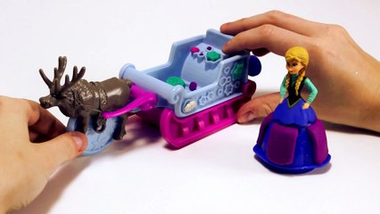 La robe d'Anna en pâte à modeler (Hellokids)