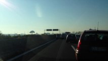 Napoli - Incidente sull'A56 in direzione Acerra (15.12.15)