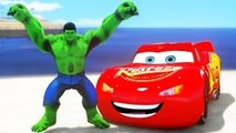 HULK CARS SMASH PARTY 3! Disney Pixar Cars Lightning McQueen CARS Spiderman Ramone & Rayo