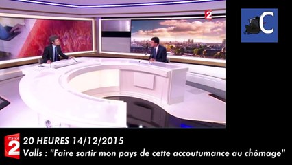 Manuel Valls : "Faire sortir mon pays de cette accoutumance au chômage"