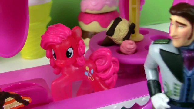 MLP Pinkie Pie Play Doh Waffle Breakfast Truck Disney Frozen Prince Hans Doll Toy Part 2