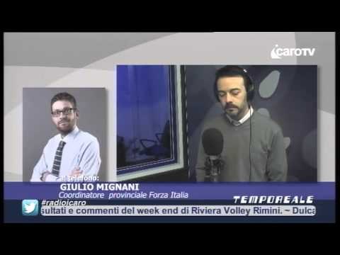 Icaro Tv. Verso le amministrative, a Tempo Reale Giulio Mignani (FI): candidato a metà gennaio