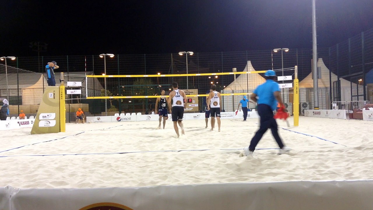 1 RK vs Dearing/May CAN 1-2 (21-19, 16-21, 14-16) 0:47