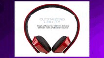 Best buy On Ear Headphones  MEE audio Runaway 40 Bluetooth Stereo Wireless  Wired Headphones with Microphone Red