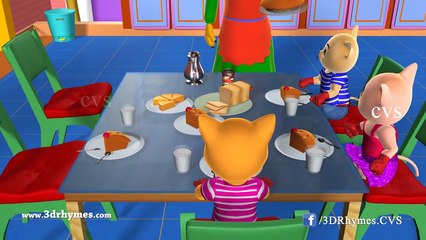 Three Little Kittens & Five Little Kittens Jumping on the Bed - 3D Rhymes & Songs for Children