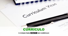 EMPREGO - 5 dicas do que destacar no currículo