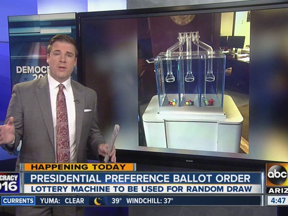 Presidential preference ballot order