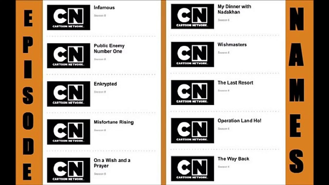 Ninjago NEWS: Season 6 Episode names
