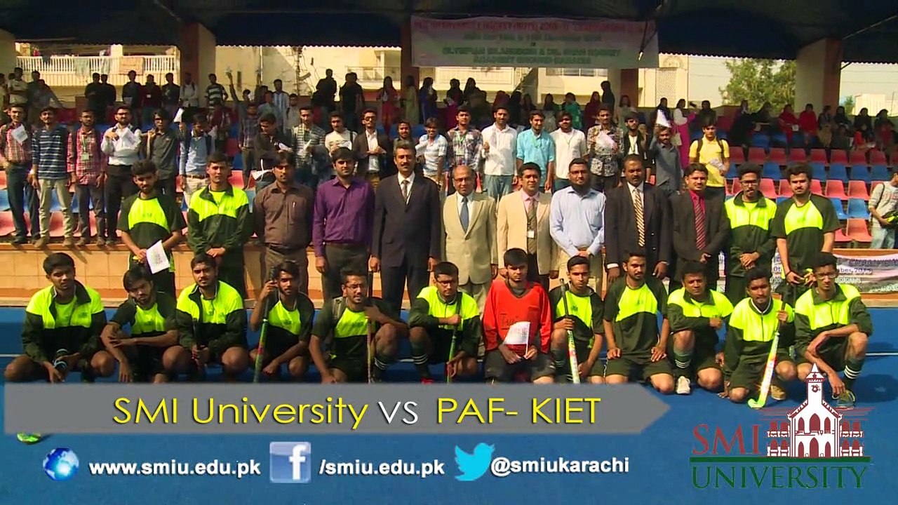 HEC Intervarsity Zone ‘G’ boys Hockey Championship 2015-16, organized by SMI University Karachi.