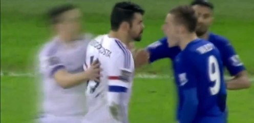 Jamie Vardy Fight  vs Diego Costa
