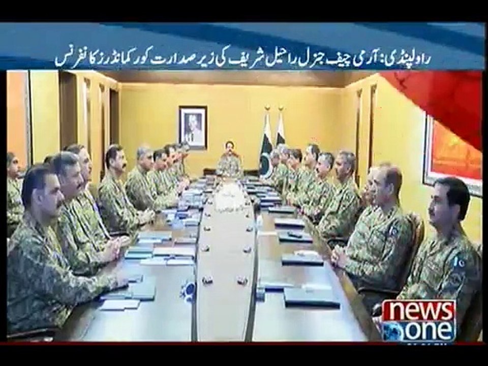 Zarb-e-Azb: Corps commanders conference review operational progress